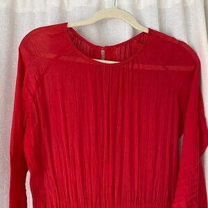 Loup Charmant Cotton Gauze Midi Dress